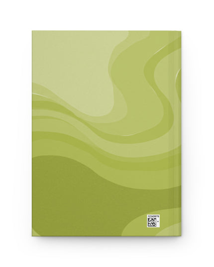 Lemon Wavey 5.75" x 8" Hardcover Journal Matte with 150 lined pages