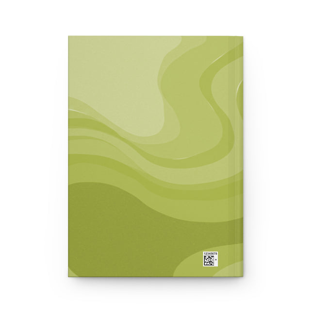Lemon Wavey 5.75" x 8" Hardcover Journal Matte with 150 lined pages