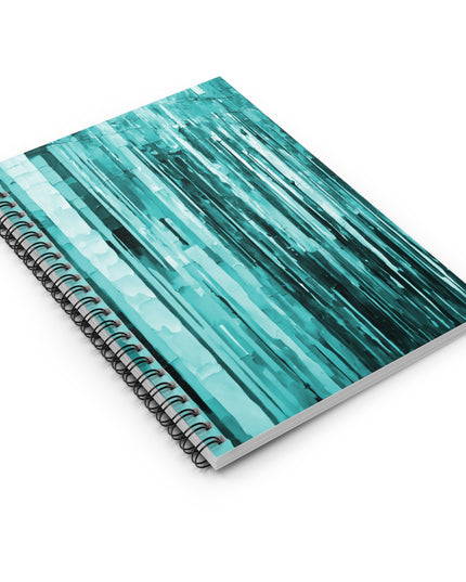Striped Tif Spiral Notebook - Ruled Line, 6" x 8", 118 pages