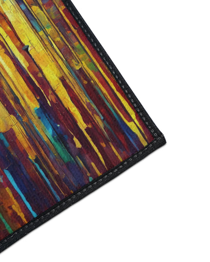 Striped Alpha 18" x 27" Heavy Duty Floor Mat
