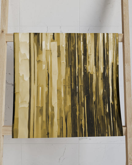 Striped Light Brown Hand Towel, 16" x 28"