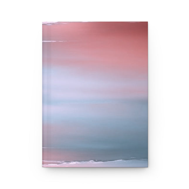 Gray Sea Pink Fog 5.75" x 8" Hardcover Journal Matte with 150 lined pages