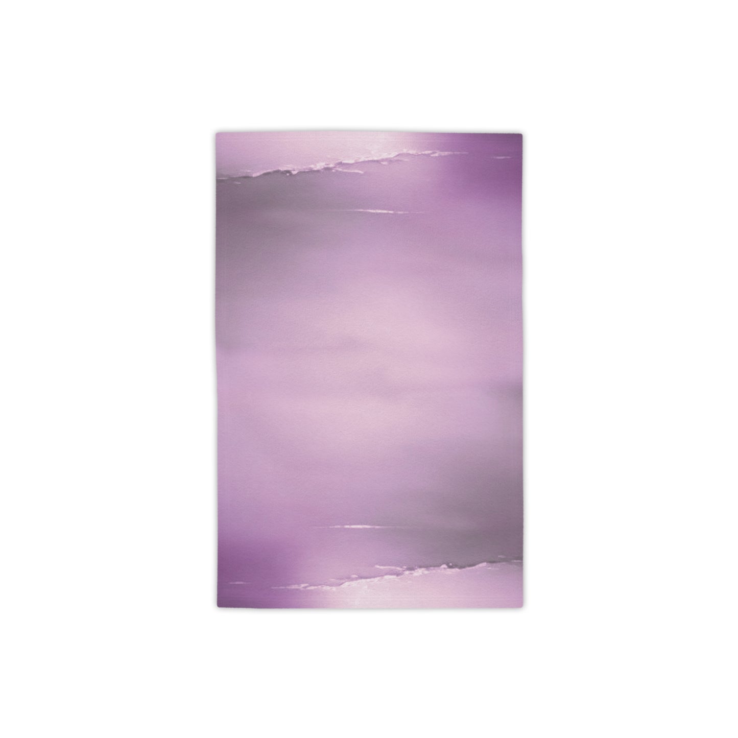 Dark Pink Sea Amethyst Fog Beach Towel, 18" x 27"