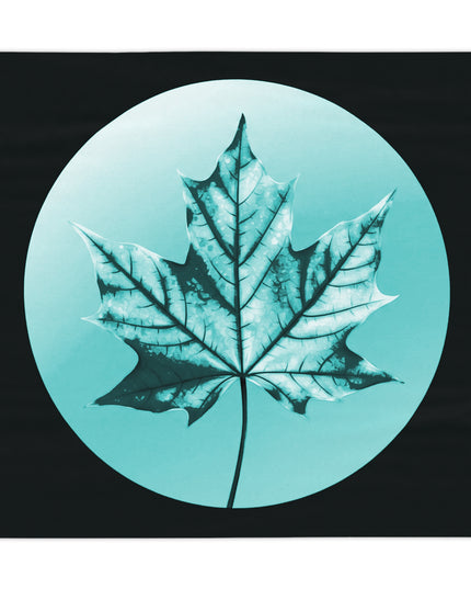 Tif Green Maple Leaf Tablecloth, 55" x 55"