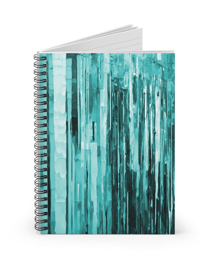 Striped Tif Spiral Notebook - Ruled Line, 6" x 8", 118 pages