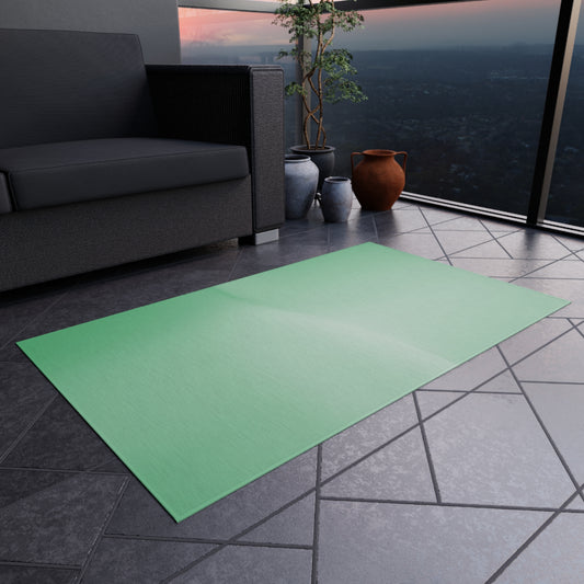 Mint Fade Outdoor Rug, 36" x 60"
