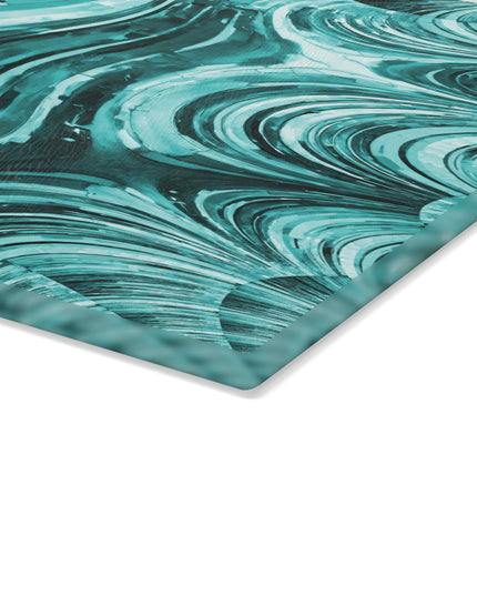Uzi Spiral Tif 11" x 15" Glass Cutting Board