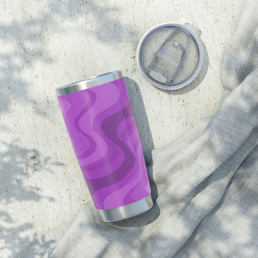 Wavey Purple Wavey Vagabond 20oz Tumbler