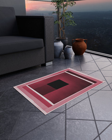 Red Shadow Outdoor Rug, 24" x 36"