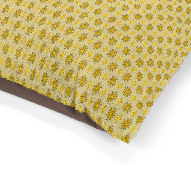Lemongrass Star-crossed Bodies Pet Bed, 50" × 40"