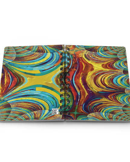 Uzi Spiral Alpha Bound Journal, 5" x 7" 150 pages
