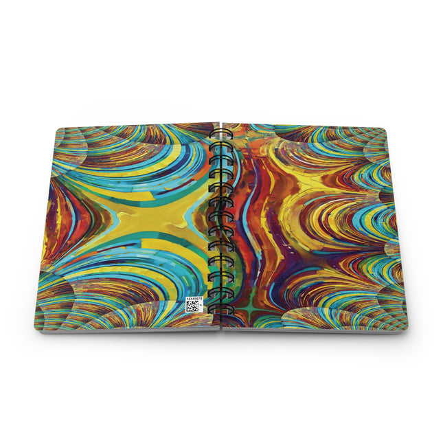 Uzi Spiral Alpha Bound Journal, 5" x 7" 150 pages