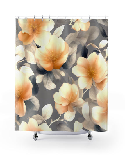 Soft Blossom Floral Bunch Shower Curtains, 71" x 74"