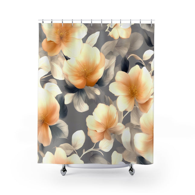 Soft Blossom Floral Bunch Shower Curtains, 71" x 74"