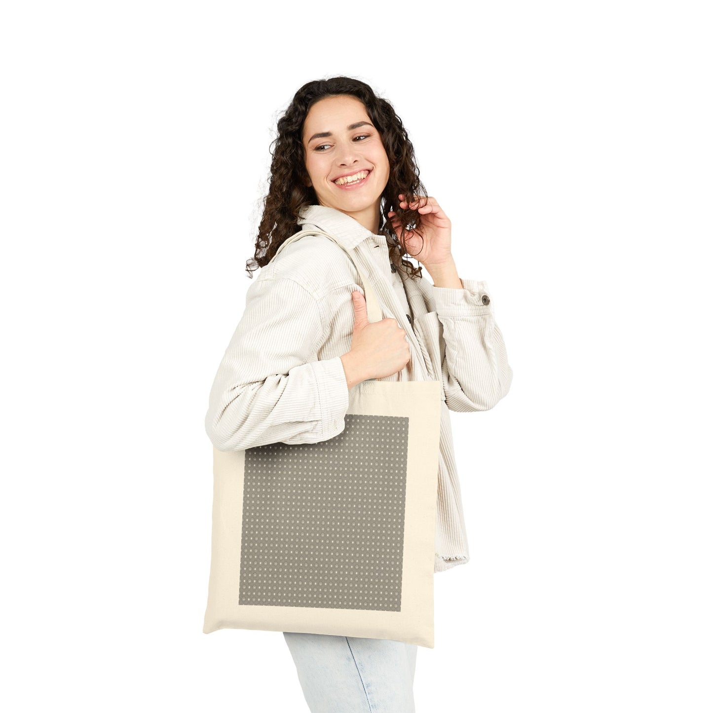 Desaturated Star-crossed Bodies Cotton Canvas Tote Bag