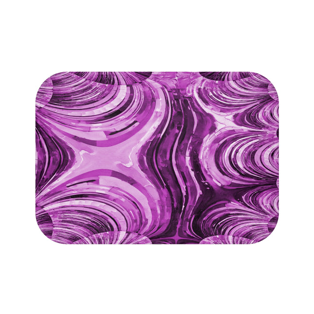 Uzi Spiral Powder Lavender 24" x 17" Bath Mat