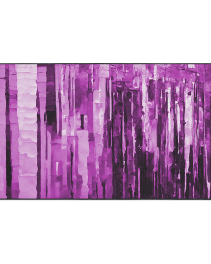 Striped Powder Lavender 24" x 36" Heavy Duty Floor Mat