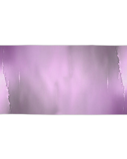 Dark Pink Sea Amethyst Fog Beach Towel, 30" x 60"