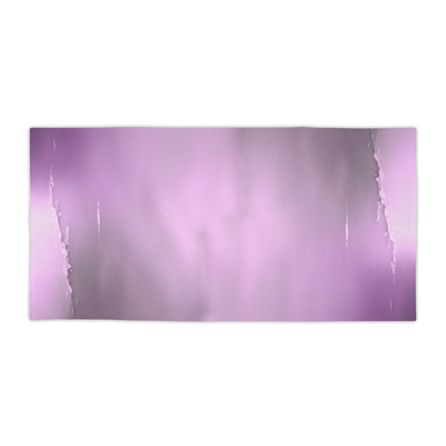 Dark Pink Sea Amethyst Fog Beach Towel, 30" x 60"