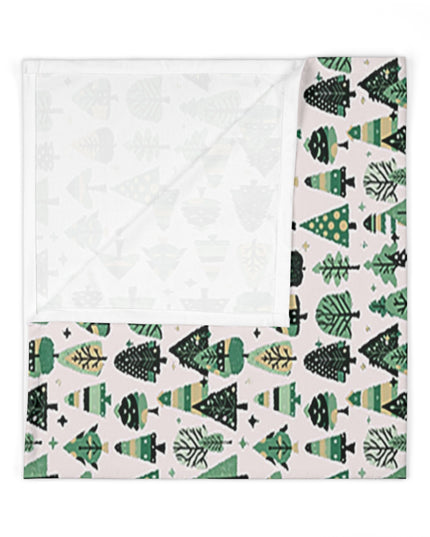Mini Vintage Green Trees Baby Swaddle 30″×40″ Blanket