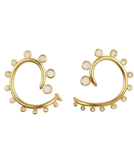 ClaudiaG Snail Drop Earrings