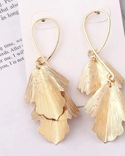 Bell Earrings (Leaf Design)