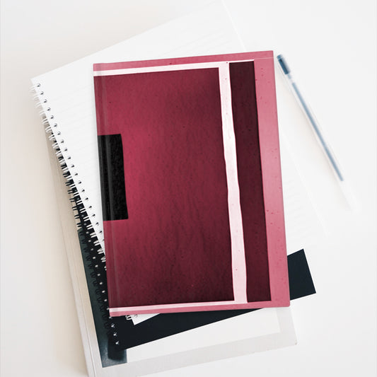 Red Shadow 5" x 7" Journal - 128 Ruled Line pages