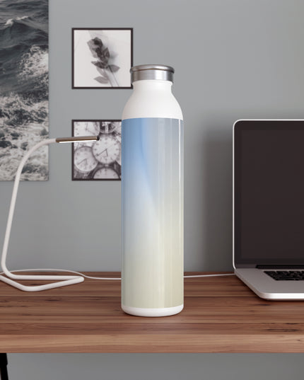 Cobalt Fade Slim Water Bottle, 20 oz White