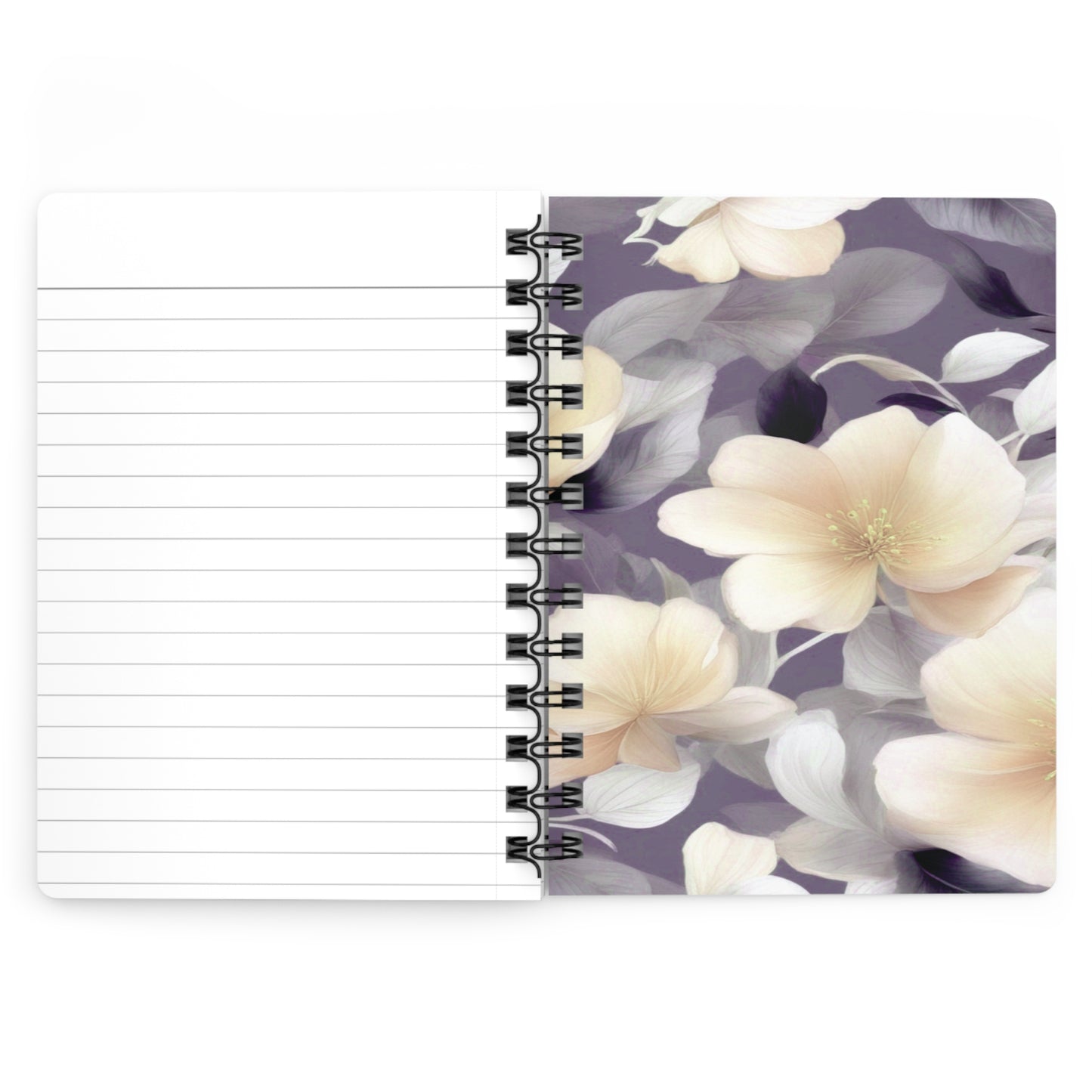 White Blush Floral Bunch Bound Journal, 5" x 7" 150 pages