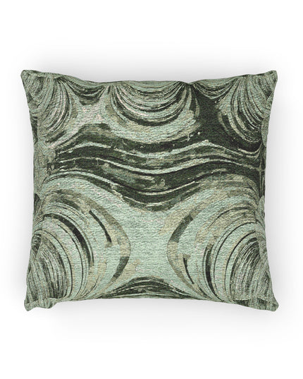 Uzi Spiral Mint Pastel Woven Pillow, 17" x 18"