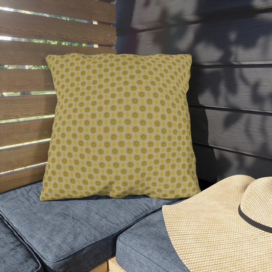 Lemongrass Star-crossed Bodies 20" x 20" Outdoor Pillow