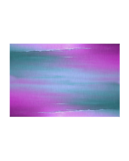 Dark Blue Green Sea Purple Fog Outdoor Rug, 24" x 36"