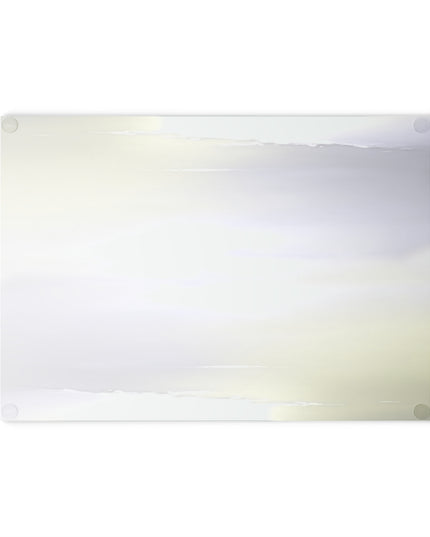 Lavender Sea Golden Fog 8" x 11" Glass Cutting Board