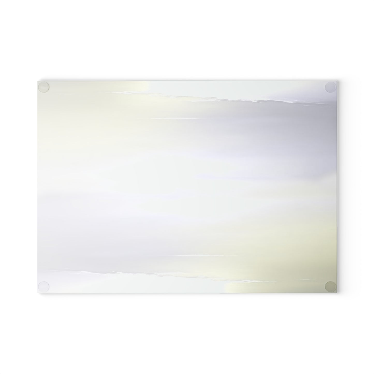 Lavender Sea Golden Fog 8" x 11" Glass Cutting Board
