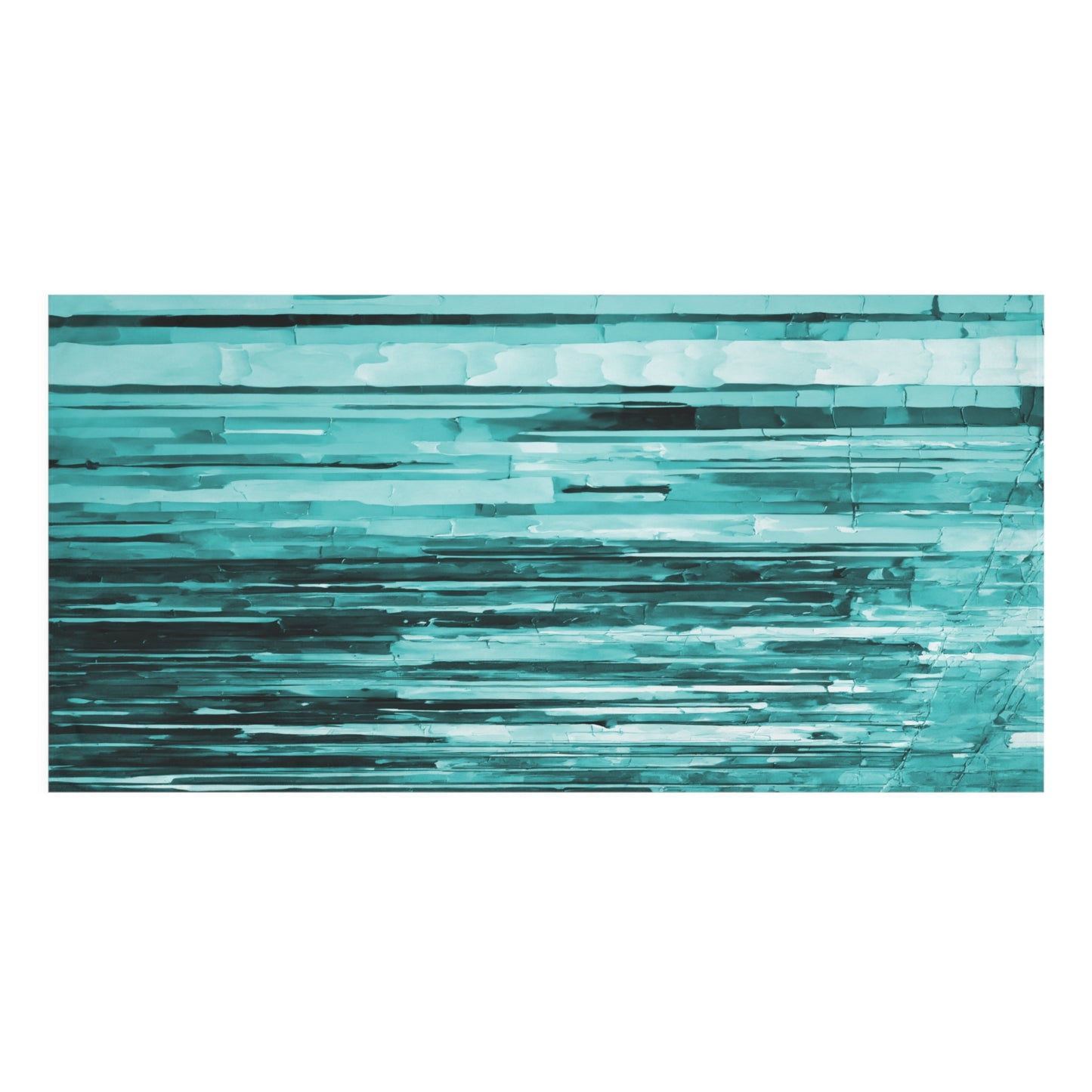 Striped Tif 30" x 60" Mink-Cotton Towel (50% polyester, 50% cotton)