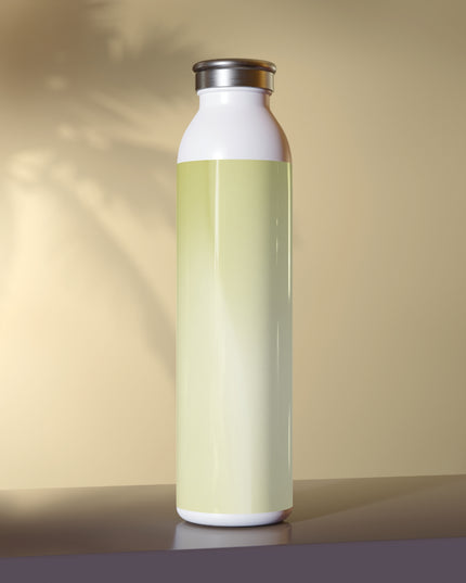 Lemon Fade Slim Water Bottle, 20 oz White