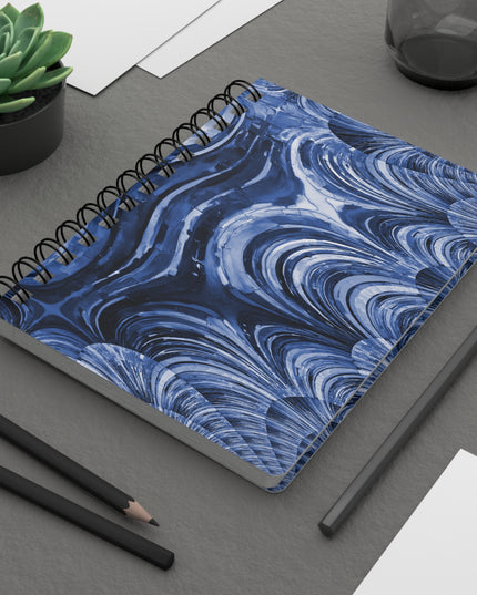 Uzi Spiral Deep Blue Bound Journal, 5" x 7" 150 pages