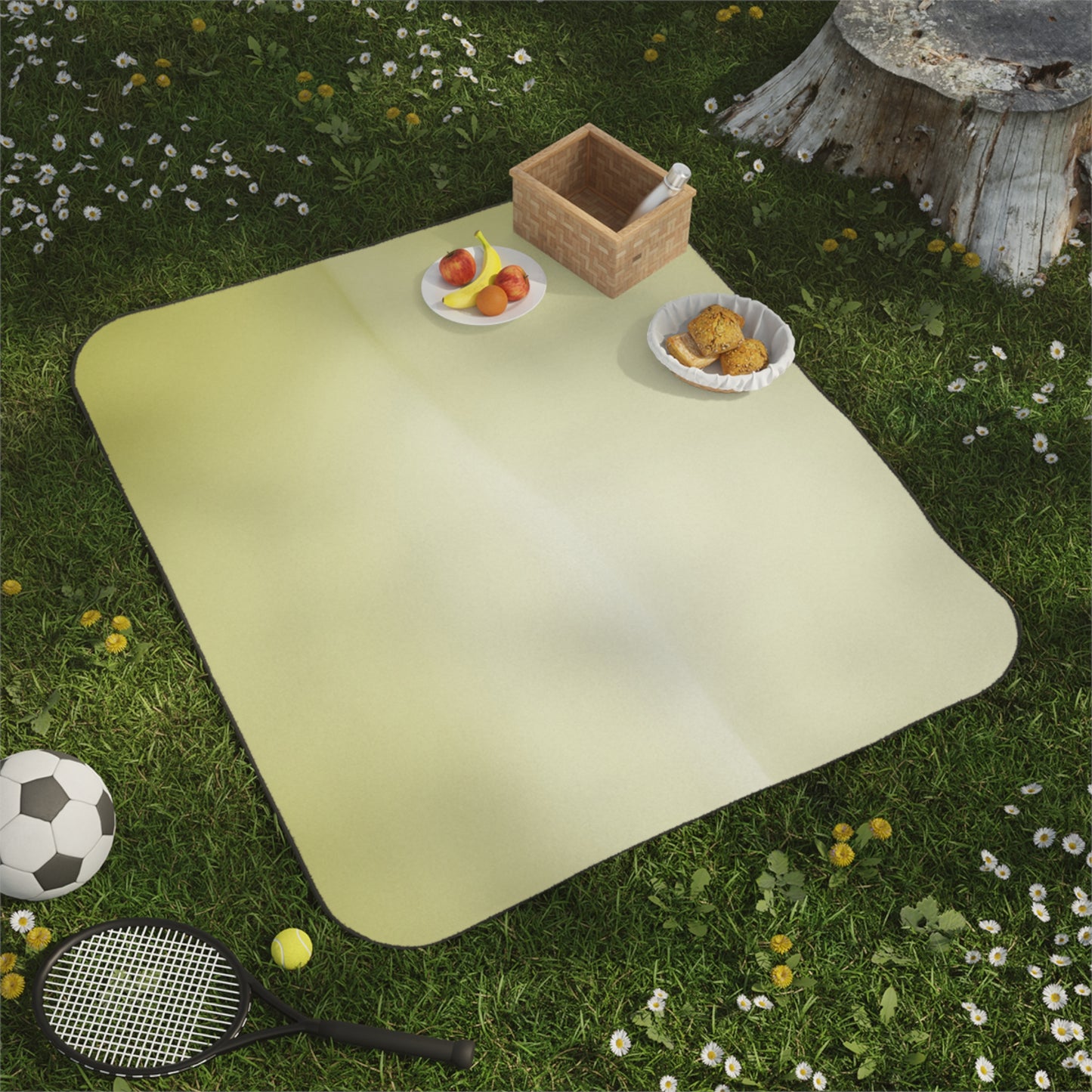 Lemon Fade 61" × 51" Picnic Blanket