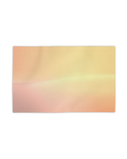 Hot Peach Fade Beach Towel, 18" x 27"