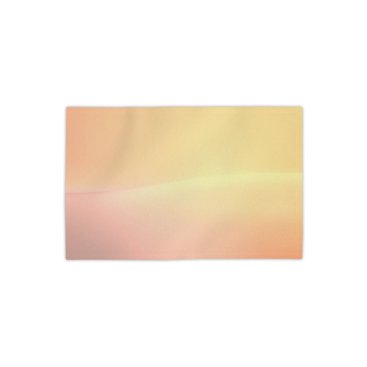 Hot Peach Fade Beach Towel, 18" x 27"