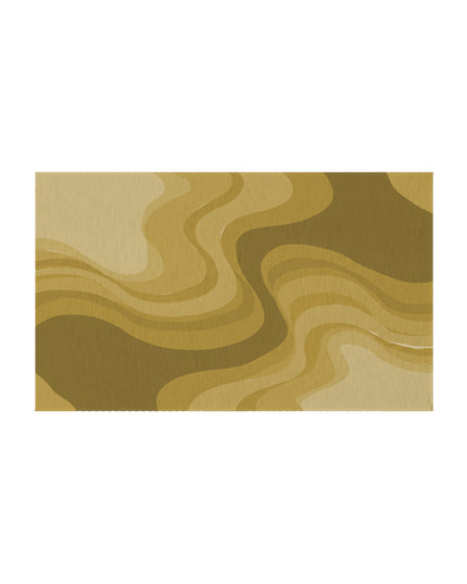 Brown Wavey 36" x 60" Outdoor Rug