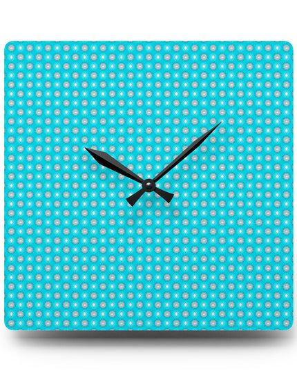 Tif Green Star-crossed Bodies Acrylic Wall Clock, Round or Square, 10.75" x 10.75"