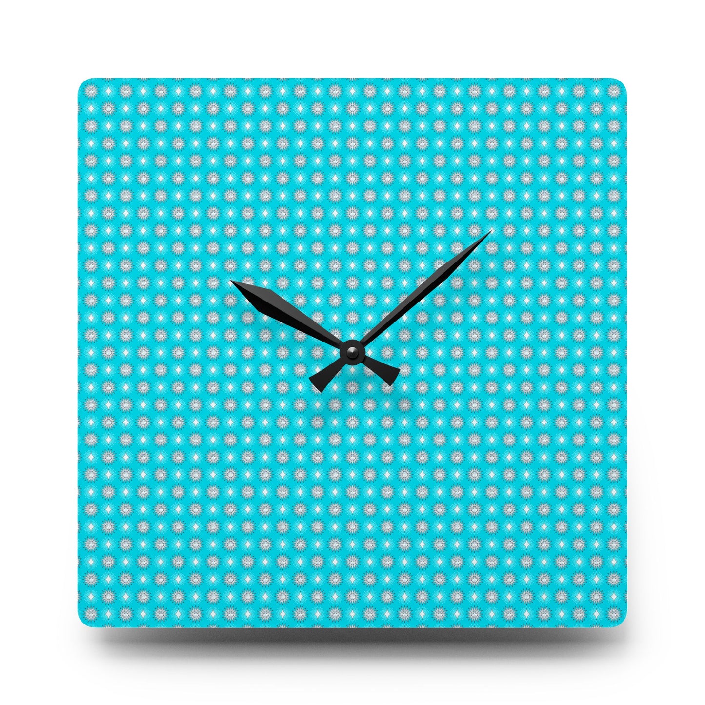 Tif Green Star-crossed Bodies Acrylic Wall Clock, Round or Square, 10.75" x 10.75"