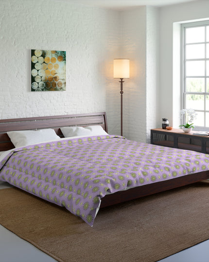 Magenta Star-crossed Bodies Comforter, 104" × 88"