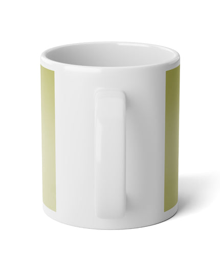 Lemon Fade 20 oz White Glossy Jumbo Mug
