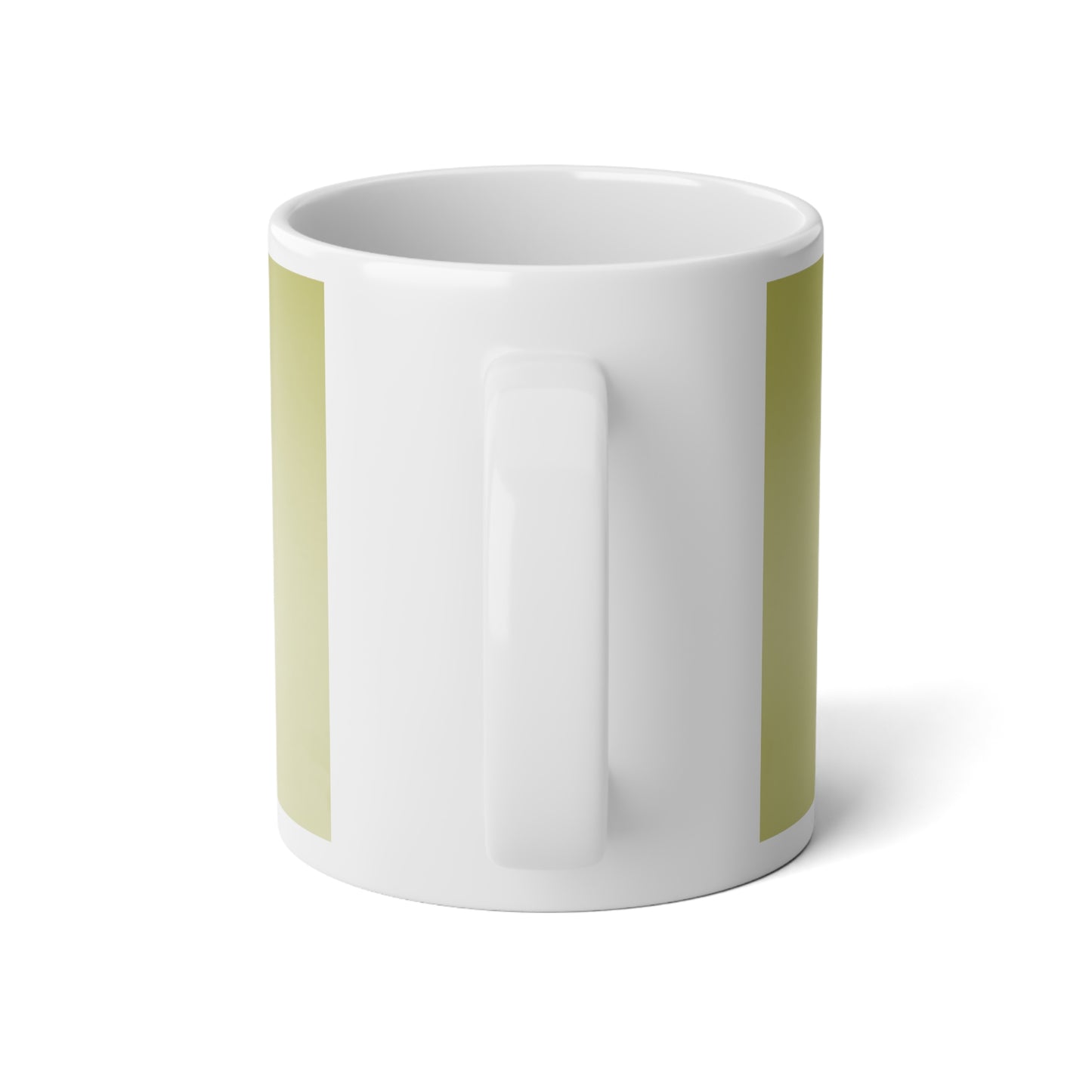Lemon Fade 20 oz White Glossy Jumbo Mug