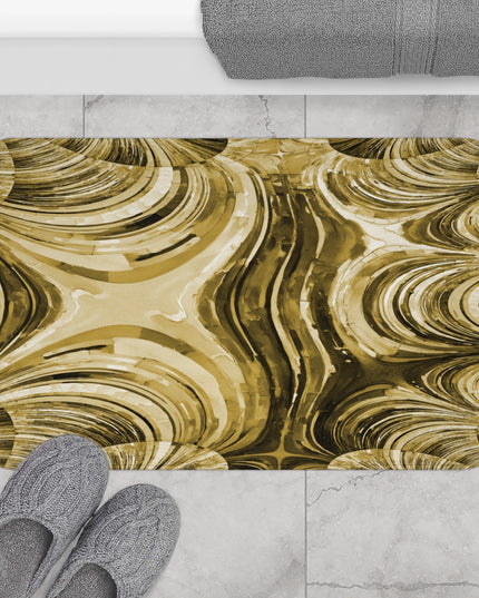 Uzi Spiral Light Brown 34" x 21" Bath Mat