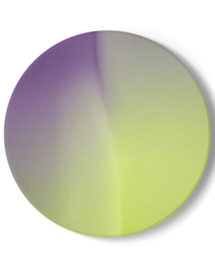 Purple Golden Fade 4" x 4" Round Ceramic Coaster