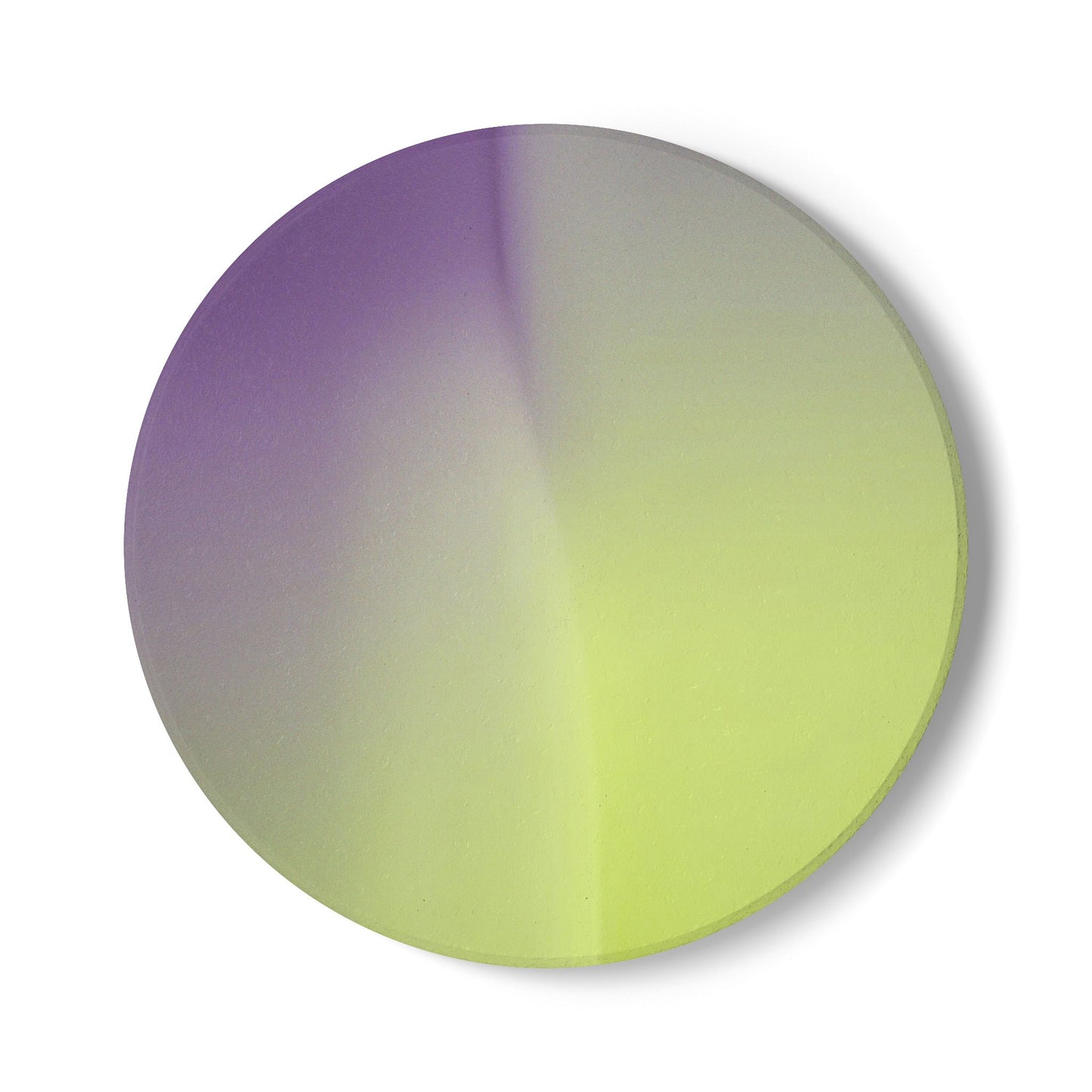 Purple Golden Fade 4" x 4" Round Ceramic Coaster