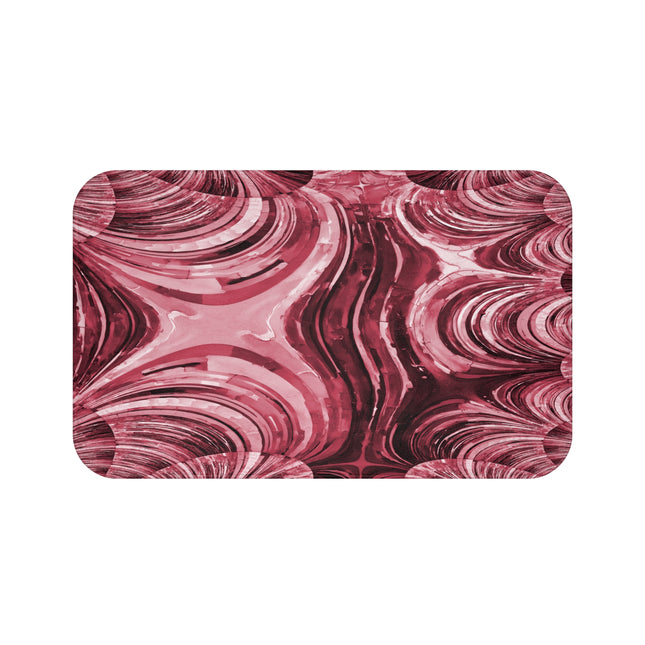 Uzi Spiral Ruby 34" x 21" Bath Mat